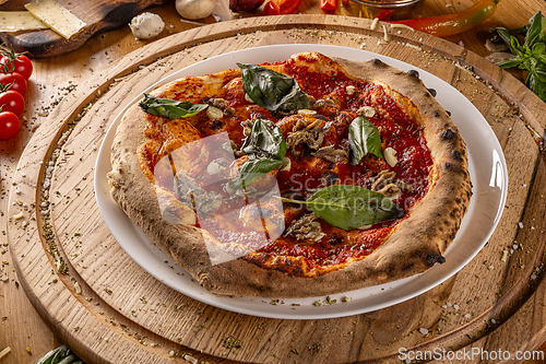Image of Tasty hot italian pizza Marinara