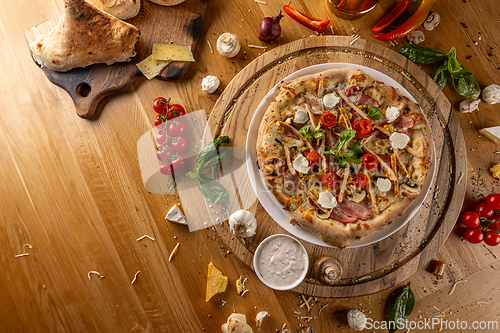 Image of Artisan wood fired pizza