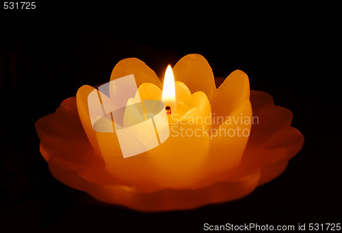 Image of Burning candle