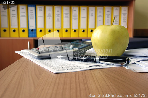 Image of Office desk composition