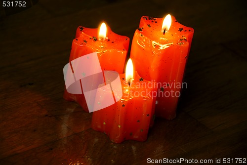 Image of Burning candles