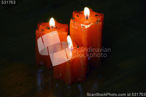 Image of Burning candles