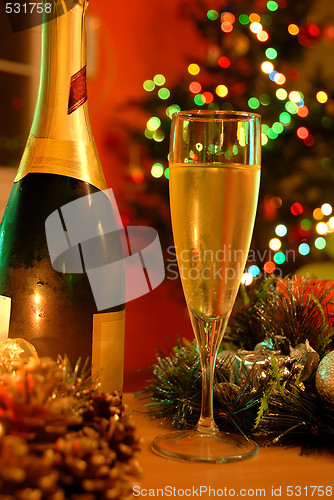 Image of New year champagne