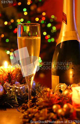 Image of New year champagne