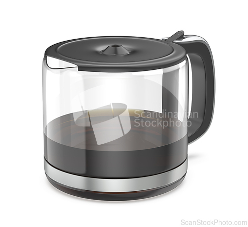 Image of Glass jug with filter coffee