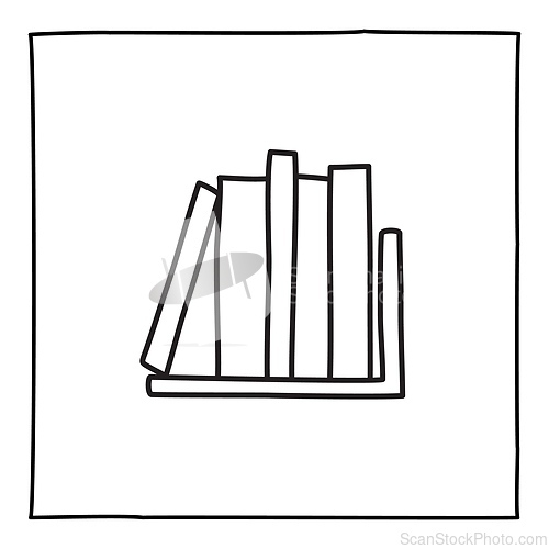 Image of Doodle book shelf icon