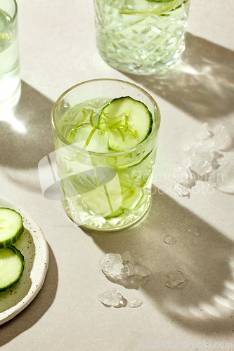 Image of glass of iced water