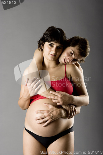 Image of Couple expecting a baby