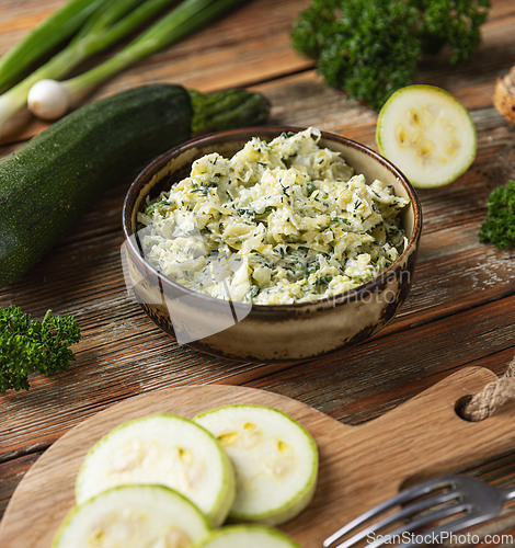 Image of Grated zucchini salad