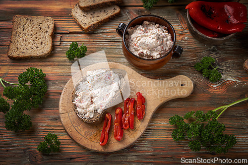 Image of Cottage cheese spread