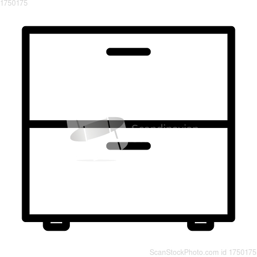 Image of Bedroom Nightstand Icon