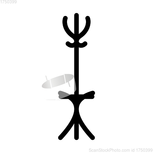 Image of Office Coat Stand Icon