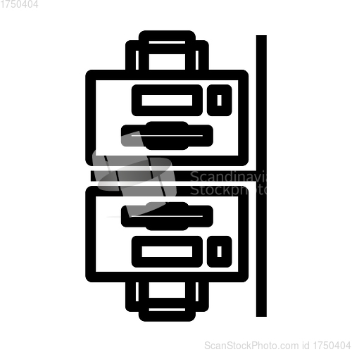 Image of Office Table Top View Icon