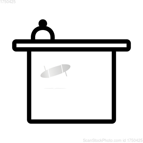 Image of Hotel Reception Desk Icon