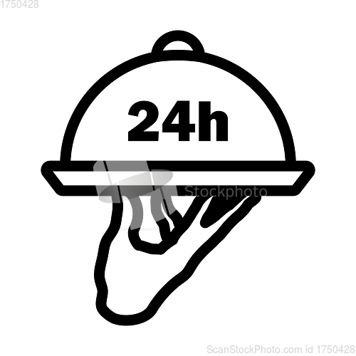 Image of 24 Hour Room Service Icon