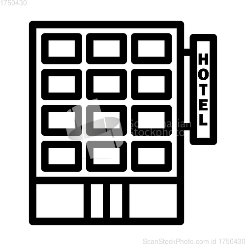 Image of Hotel Building Icon