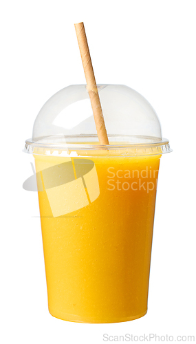 Image of fresh yellow smoothie