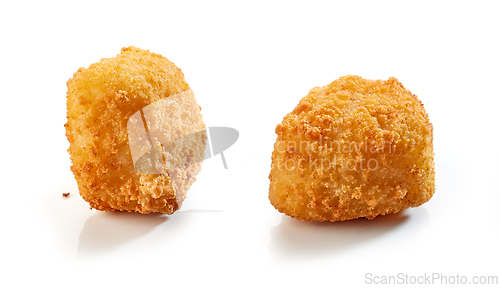 Image of fried fish fillet nuggets