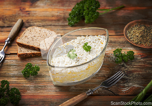 Image of Polenta with grated cheese
