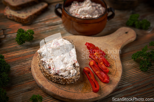 Image of Paprika cream cheese spread