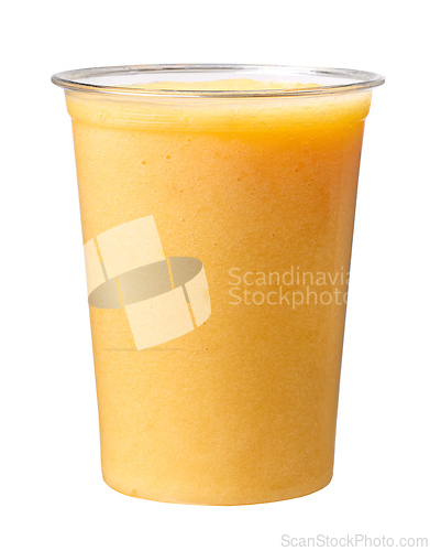 Image of fresh yellow smoothie