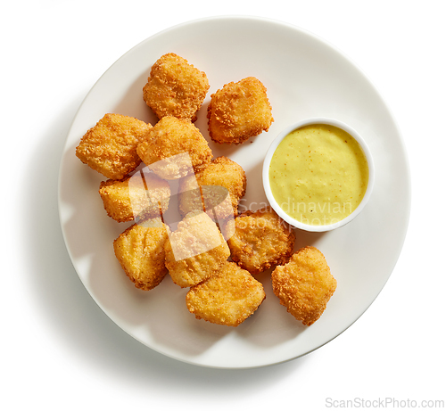Image of fried fish fillet nuggets