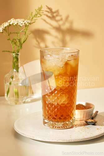 Image of glass of iced juice