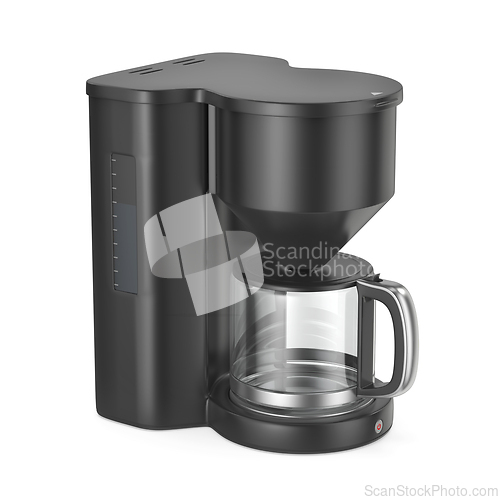 Image of Black filter coffee maker