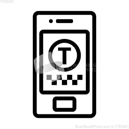 Image of Taxi Service Mobile Application Icon