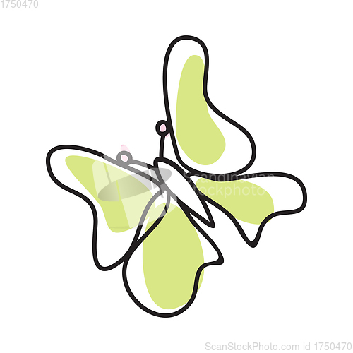 Image of Doodle Sketch Butterfly
