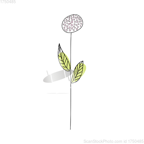 Image of Doodle Sketch Flower