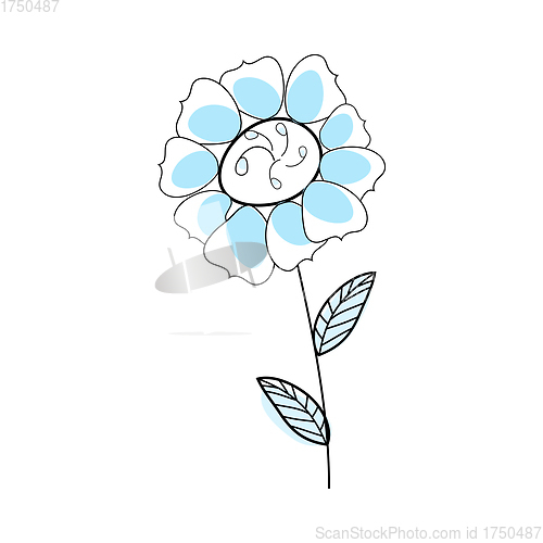 Image of Doodle Sketch Flower