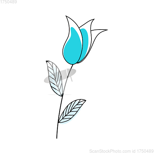 Image of Doodle Sketch Flower