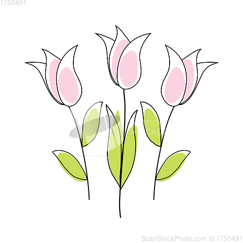 Image of Doodle Sketch Flower