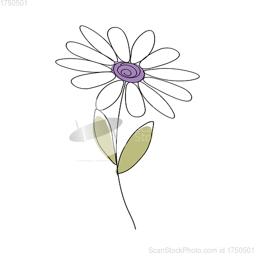 Image of Doodle Sketch Flower