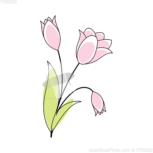 Image of Doodle Sketch Flower