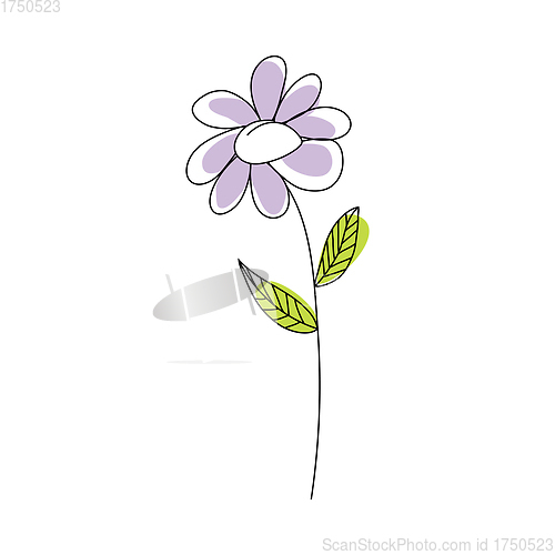 Image of Doodle Sketch Flower