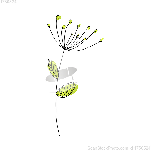 Image of Doodle Sketch Flower