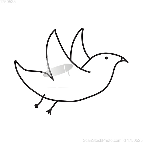 Image of Doodle Sketch Bird