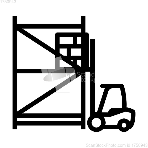 Image of Warehouse Forklift Icon