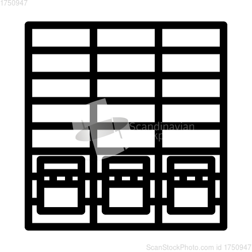 Image of Warehouse Logistic Concept Icon