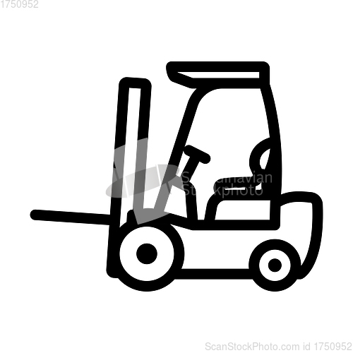 Image of Warehouse Forklift Icon