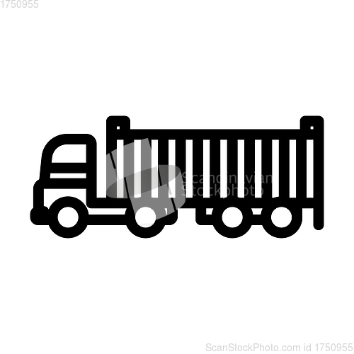 Image of Container Truck Icon