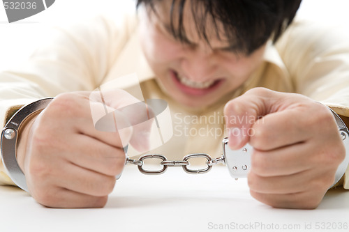 Image of Stressed businessman