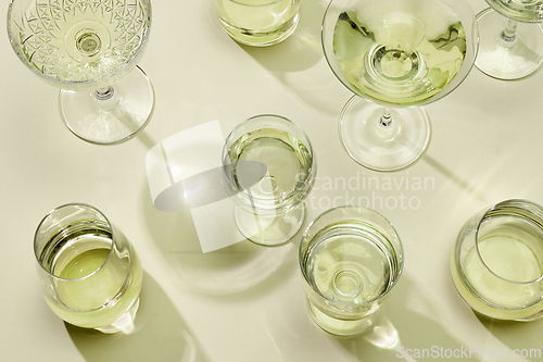 Image of various cocktail glasses