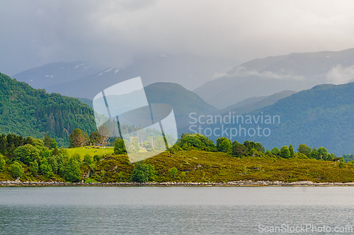 Image of A Misty Morning in the Norwegian Fjords