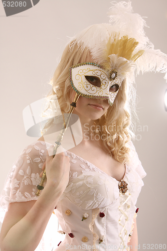 Image of Woman with mask