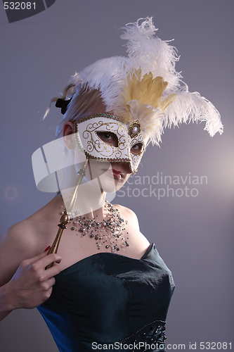 Image of Woman with mask