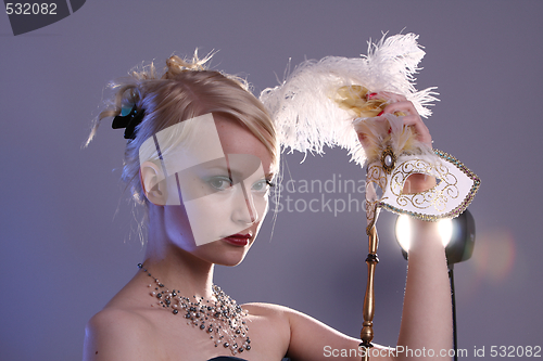 Image of Woman with mask
