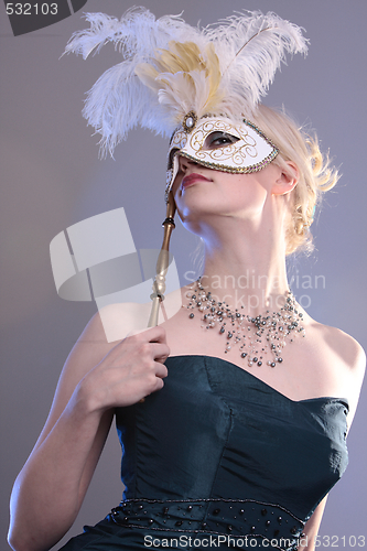 Image of Woman with mask